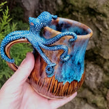 🐙Ręcznie robiony kubek z ośmiornicą