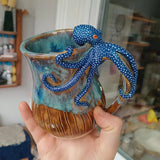 🐙Ręcznie robiony kubek z ośmiornicą